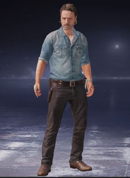 Rick Grimes (The Walking Dead Collaboration) in pubgm.