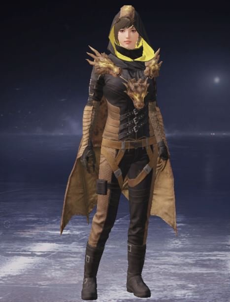 Ghidorah’s Carapace in pubgm.