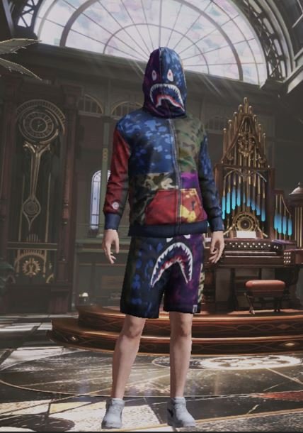 BAPE Mix Camo in PUBG Mobile.