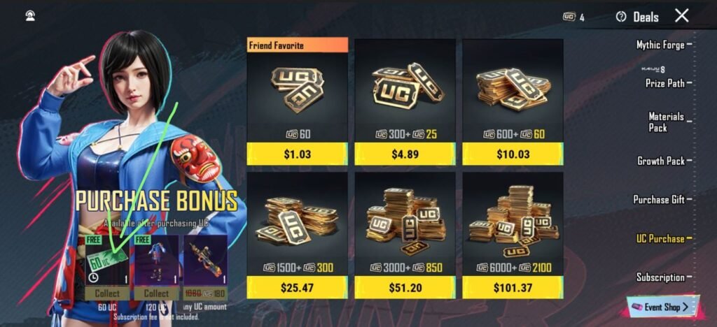 Royale Pass Vouchers