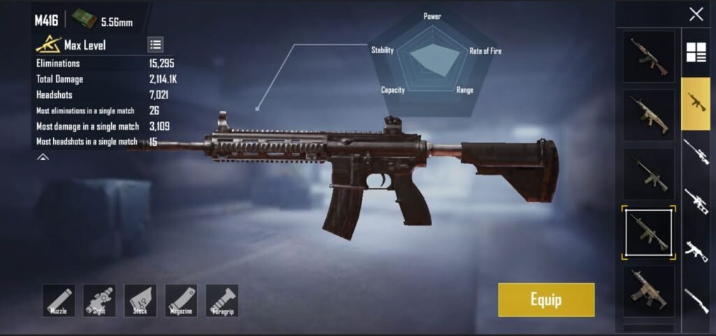 m416 pubgm