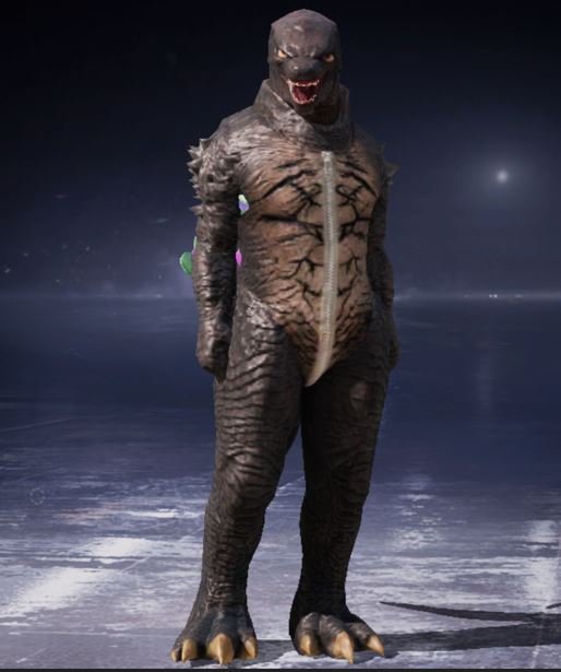 Godzilla Suit Oldest Dresses in PUBG Mobile