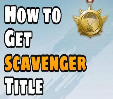 Scavenger Title in PUBG Mobile