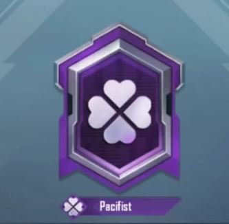 Pacifist Title in PUBG Mobile