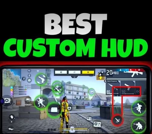 3 Claw in Free Fire Custom HUD