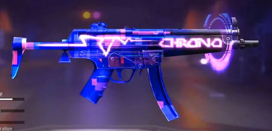 MP5 Skins in Free Fire Cyber Bounty Hunter