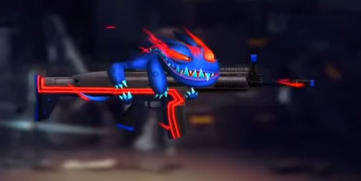 SCAR Skins in Free Fire  Monster Attack