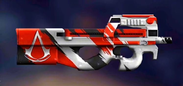 Best P90 Skins in Free Fire Metal Wings