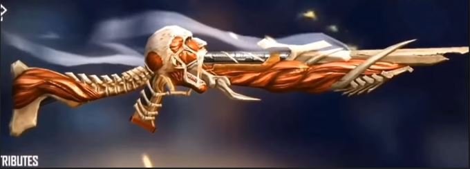 M1014 Skins in Free Fire Attack on Titan