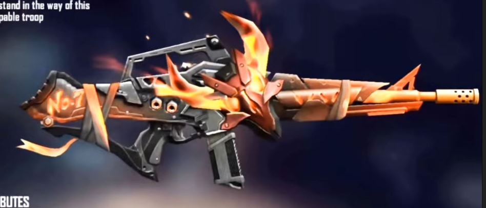 M4A1 Skins in Free Fire Infernal Netherworld