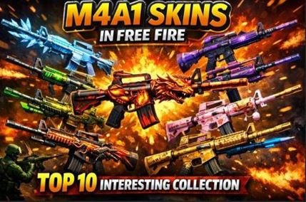 M4A1 Skins in Free Fire: Top 10 Interesting Collections