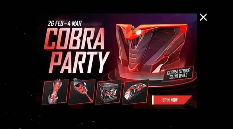 Best Gloo Wall Skins in Free Fire Cobra