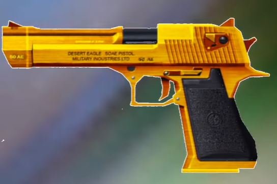 Free Fire Skins the Golden Desert Eagle