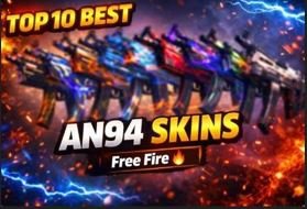 AN94 Skins in Free Fire: Top 10 Best Collection
