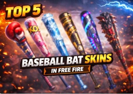 Free Fire Bat Skins Of Baseball: Top 5 Ranked