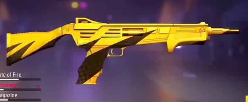 Free Fire MAG7 Skins Golden