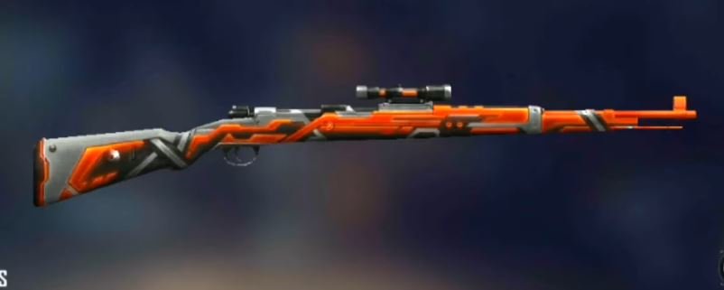 Kar98 Skins in Free Fire Warrior’s Spirit