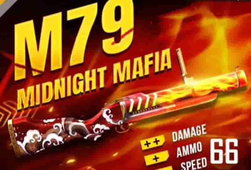M79 Skins in Free Fire Midnight Mafia