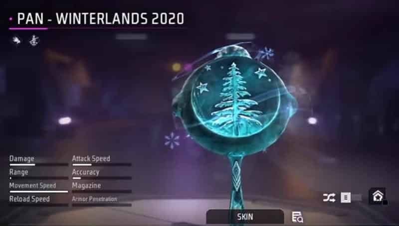 Winterlands 2020 Skins in Free Fire