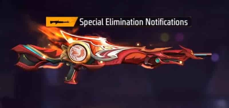 M60 Skins in Free Fire With Photos Volcanic Whirlwind