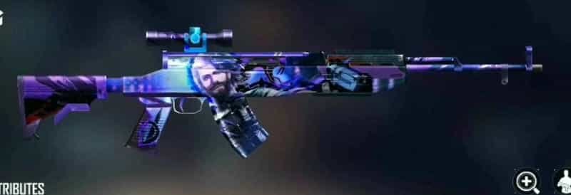 SKS Skins in Free Fire S23 Exclusive: Andrew the Fierce