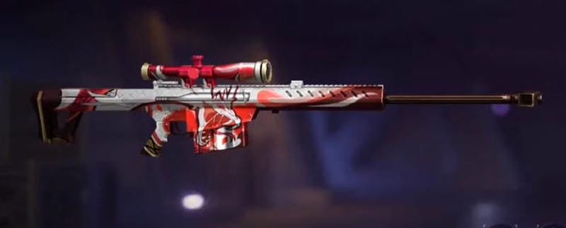 List Of M82B Skins in Free Fire Serpent Lami