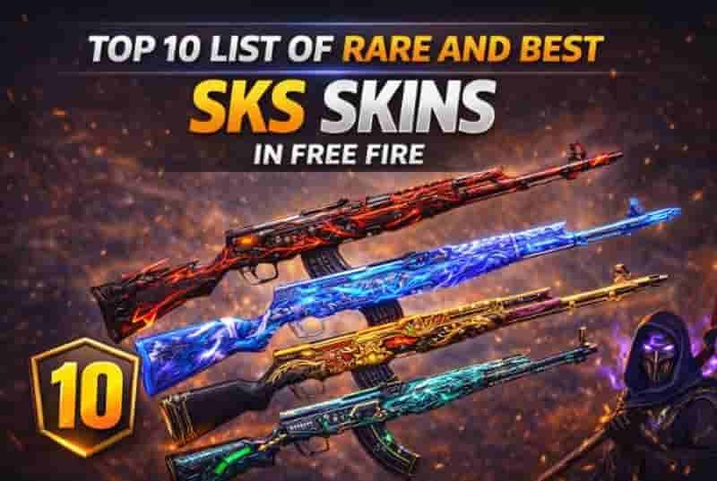 SKS Skins in Free Fire Rare And Best: Top 10 With Images