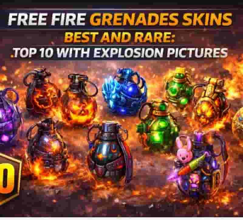Free Fire Grenades Skins: Top 10 Best And Rare With Pictures