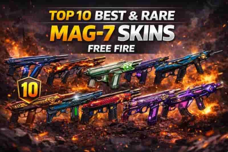 Free Fire MAG7 Skins: Top 10 Best And Rare List With Images