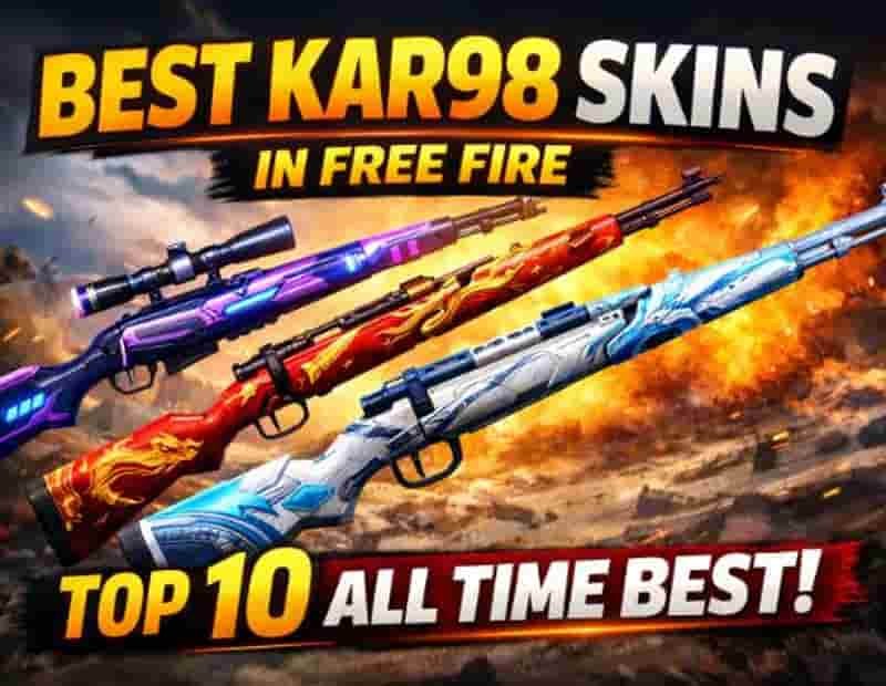 Best Kar98 Skins in Free Fire With Images: Top 10 All Time Best
