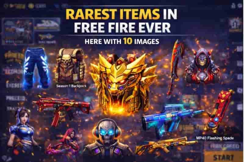 Rarest Items In Free Fire Ever: Top 10 With Images