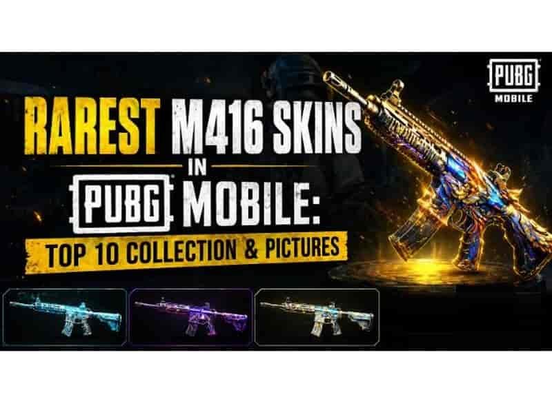 Rarest M416 Skins in PUBG Mobile: Top 10 Collection & Pictures