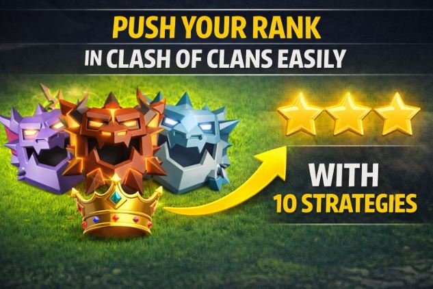Push Your Rank In Clash Of Clans Easily: With 10 Strategies