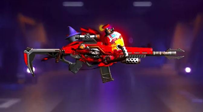 Free Fire XM8 Skins Fiery Pumpkin