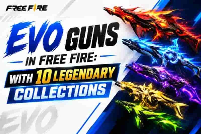 EVO Guns in Free Fire: 10 Legendary Skin Collections